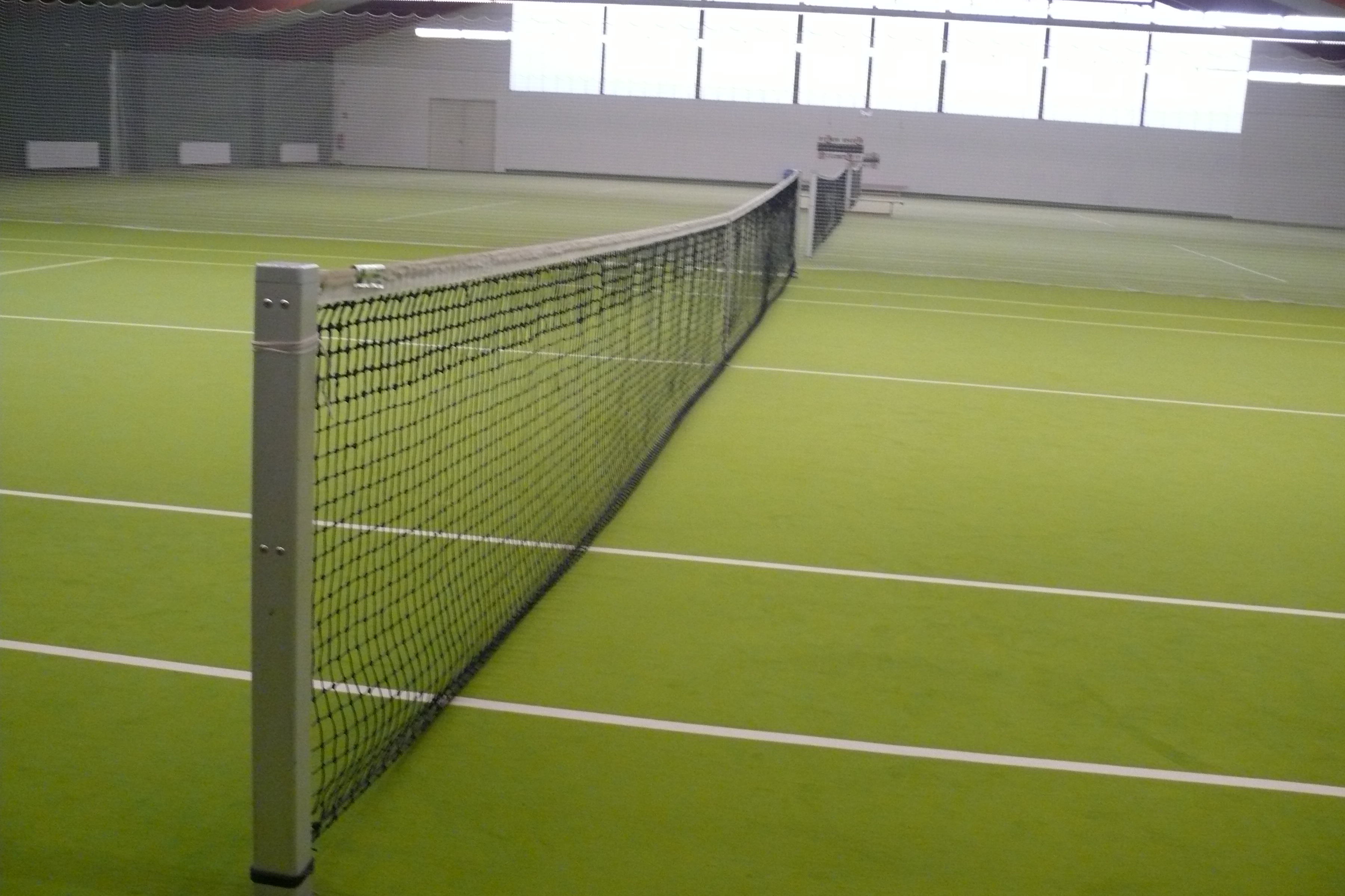 Tennispltze Halle Teppich